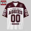 Texas A&M Aggies NCAA College Team Pride Personalized Football jersey, NCAA Football Jersey Texas A M Aggies Ncaa College Team Pride Personalized Football Jersey