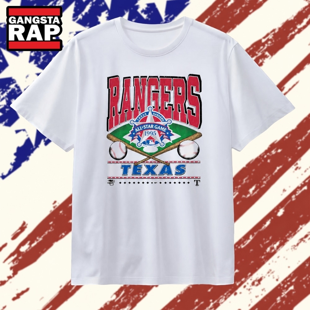 Texas Rangers 1995 All Star Game Retro MLB T Shirt, Trending 2D Shirt Texas Rangers 1995 All Star Game Retro MLB T Shirt, Trending 2D Shirt