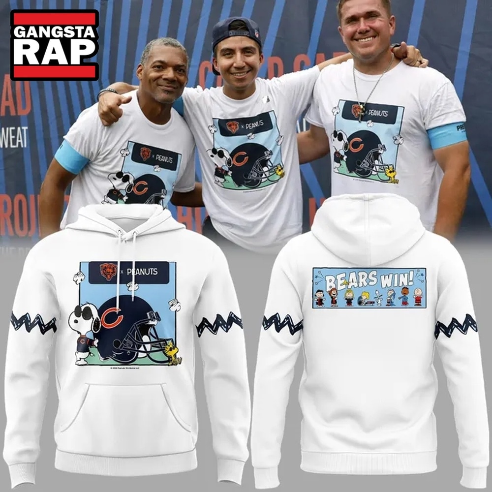The Chicago Bears x Peanuts Kids BEARS WIN 2026 Hoodie, Trending Design Shirt The Chicago Bears x Peanuts Kids BEARS WIN 2026 Hoodie, Trending Design Shirt