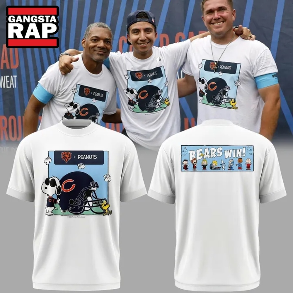 The Chicago Bears x Peanuts Kids BEARS WIN 2026 T Shirt, Trending Design Shirt The Chicago Bears x Peanuts Kids BEARS WIN 2026 T Shirt, Trending Design Shirt