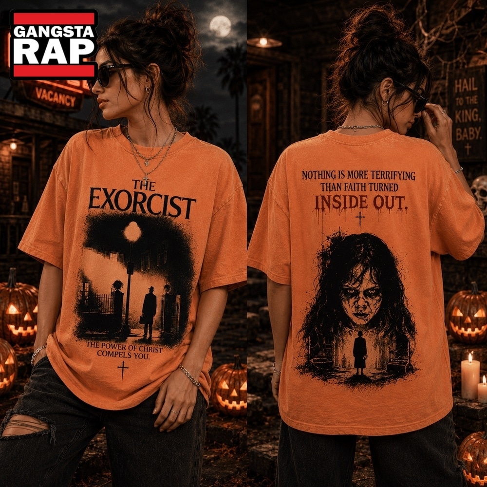 The Exorcist Possessed by Darkness Halloween 3D Shirt , Music Trend Shirt The Exorcist Possessed BY Darkness Halloween 3D Shirt