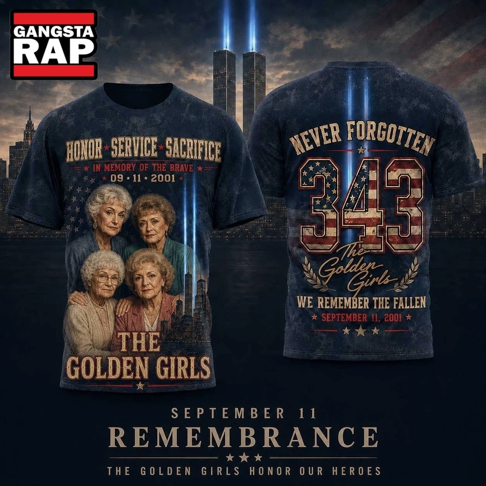 The Golden Girls Tribute 911 Twin Towers Memorial 3D Shirt, Trending 3D Music Shirt The Golden Girls Tribute 911 Twin Towers Memorial 3D Shirt, Trending 3D Music Shirt
