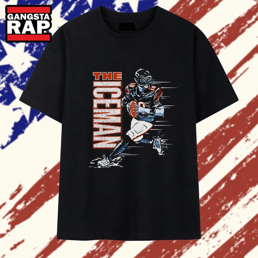 The Iceman Caleb Williams Chicago Bears T Shirt , Vintage Trending Shirt The Iceman Caleb Williams Chicago Bears T Shirt