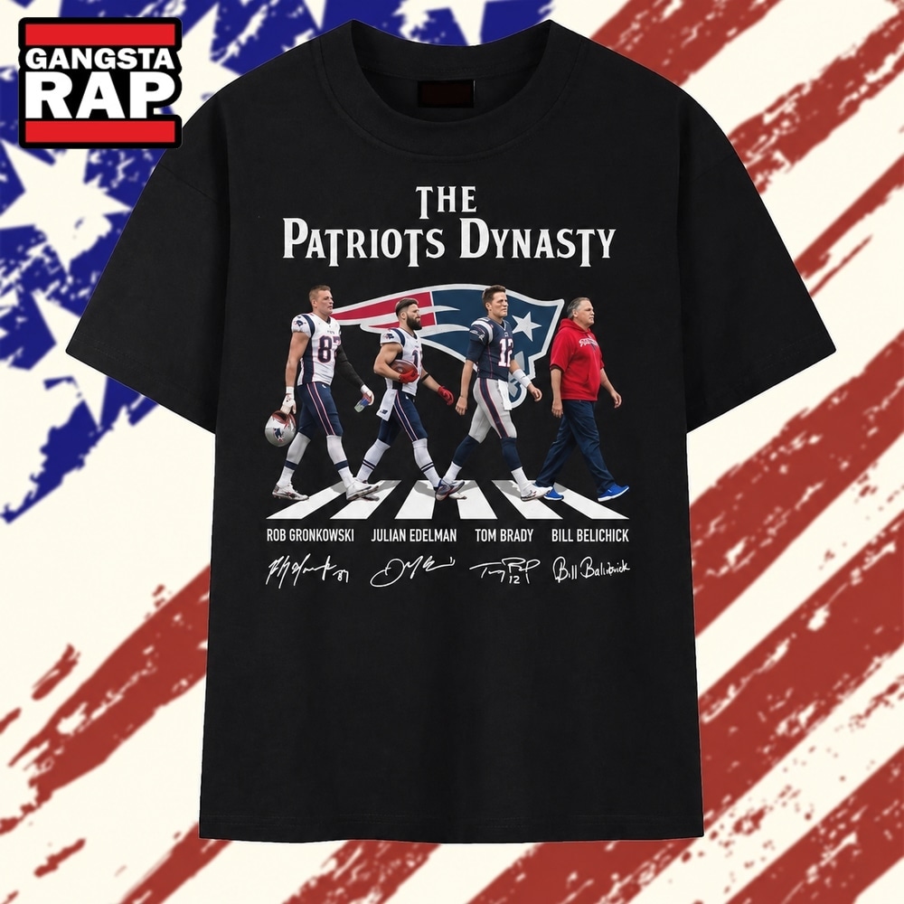 The Patriots Dynasty Abbey Road Style Signatures 2026 T Shirt , Vintage Trending Shirt The Patriots Dynasty Abbey Road Style Signatures 2026 T Shirt , Vintage Trending Shirt