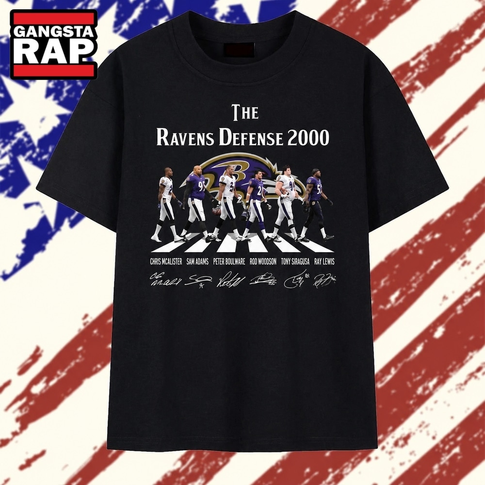 The Ravens Defense 2000 Abbey Road Style Signatures T Shirt , Vintage Trending Shirt The Ravens Defense 2000 Abbey Road Style Signatures T Shirt , Vintage Trending Shirt