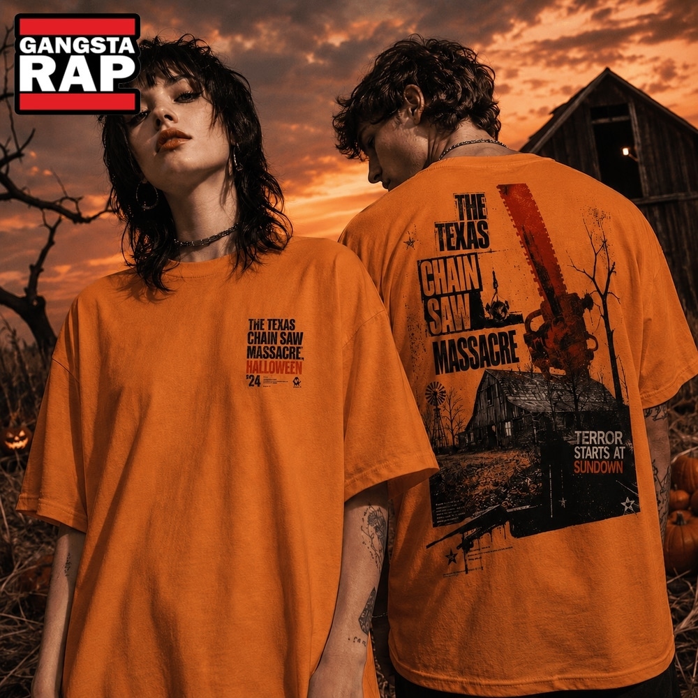 The Texas Chain Saw Massacre Terror Starts at Sundown New Design 3D Shirt