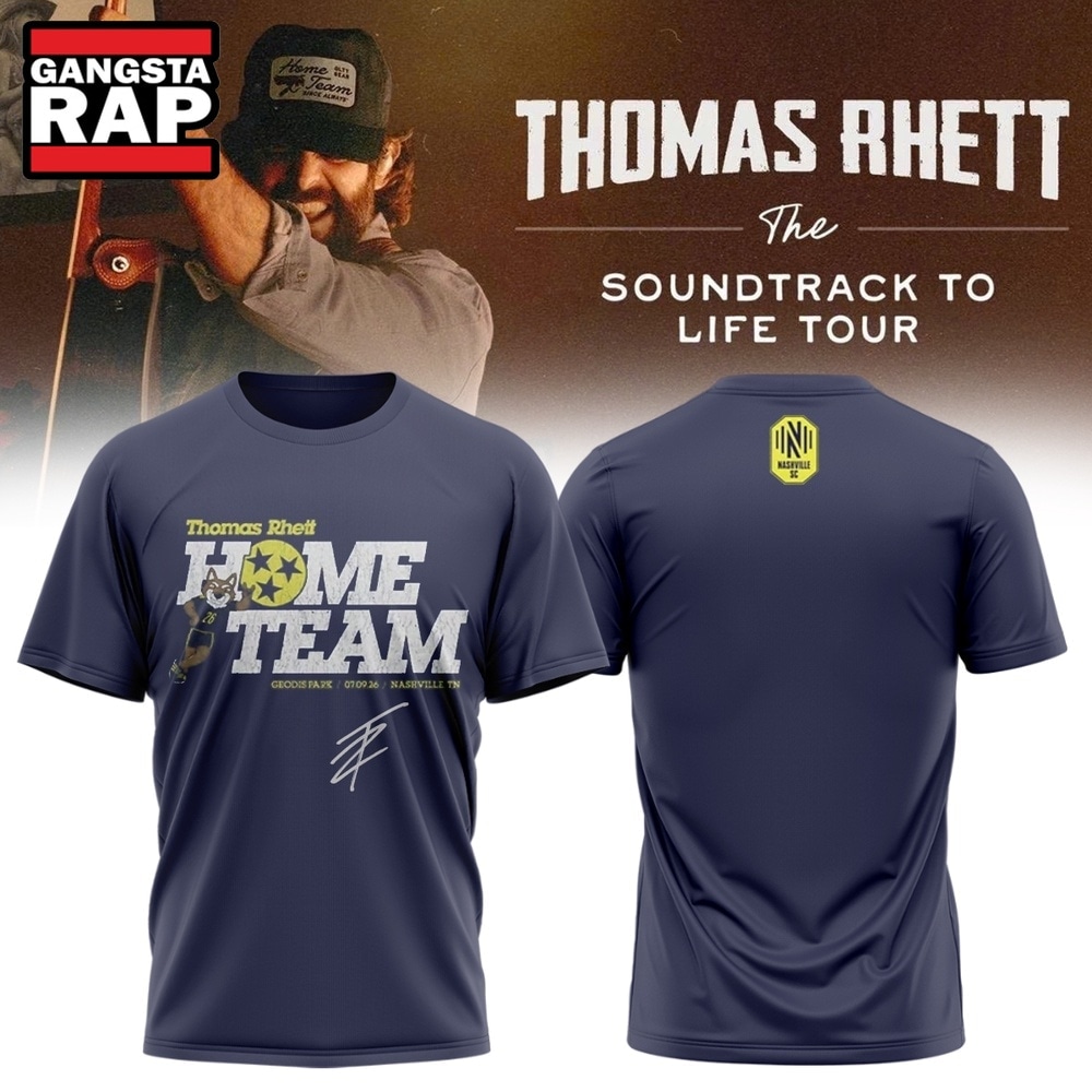Thomas Rhett The Soundtrack to Life Tour 2026 Signed Limited 3D Shirt , Music Trend Shirt Thomas Rhett The Soundtrack to Life Tour 2026 Signed Limited 3D Shirt , Music Trend Shirt