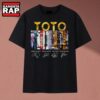 TOTO Band Graphic Discography Cast Signatures Rock T Shirt, Music 2D Shirt 2 TOTO Band Graphic Discography Cast Signatures Rock T Shirt, Music 2D Shirt Toto Band Graphic Discography Cast Signatures Rock T Shirt