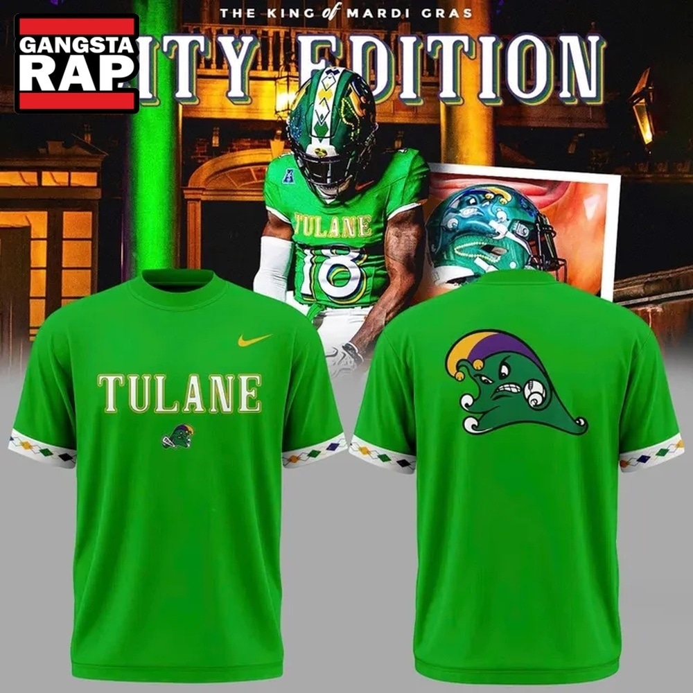 Tulane Green Wave 2026 City Edition New Design 3D Shirt , Trending Design Shirt Tulane Green Wave 2026 City Edition New Design 3D Shirt
