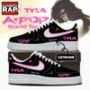 Tyla A POP World Tour Limited Edition Signature 2026 Black Air Force 1 Shoes , Music Trending Shoes Tyla A Pop World Tour Limited Edition Signature 2026 Black Air Force 1 Shoes