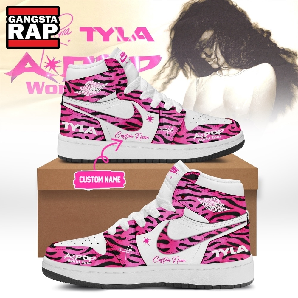 Tyla A POP World Tour Signature 2026 Air Jordan 1 Hightop Shoes , Trending Music Shoes Tyla A POP World Tour Signature 2026 Air Jordan 1 Hightop Shoes , Trending Music Shoes