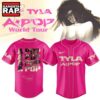 Tyla A POP World Tour Signature 2026 Baseball Jersey , Music Fans Jersey Shirt Tyla A Pop World Tour Signature 2026 Baseball Jersey