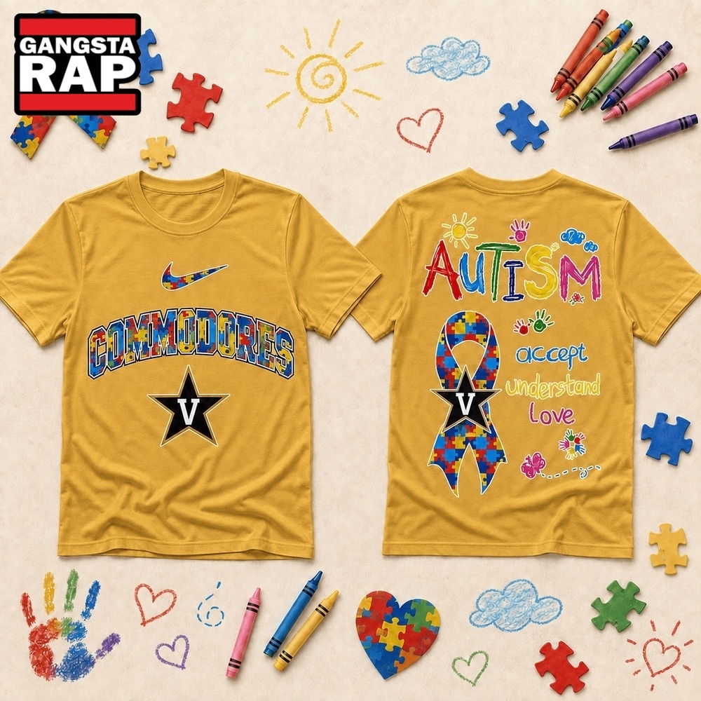 Vanderbilt Commodores NCAA Autism Awareness Puzzle Ribbon T Shirt , NCAA 3D Shirt Vanderbilt Commodores Ncaa Autism Awareness Puzzle Ribbon T Shirt