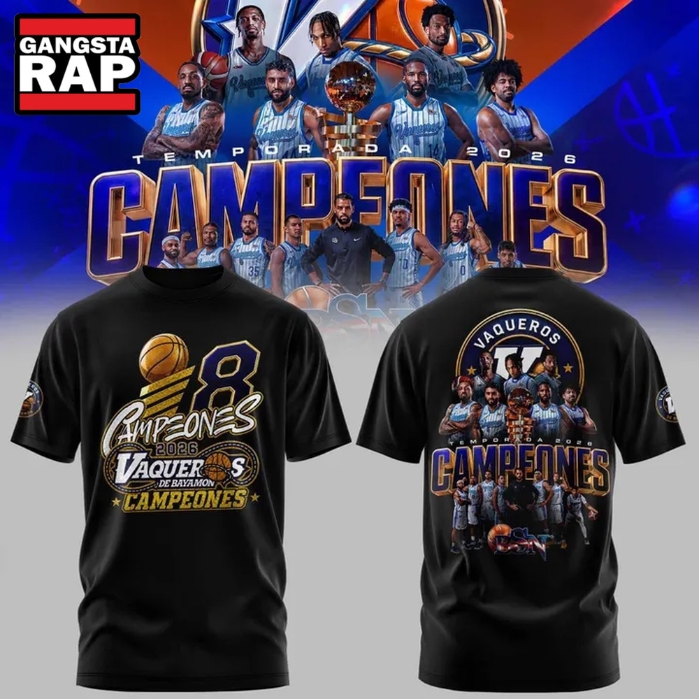Vaqueros de Bayamon 2026 BSN Champions New Design T Shirt, Trending Design Shirt Vaqueros de Bayamon 2026 BSN Champions New Design T Shirt, Trending Design Shirt