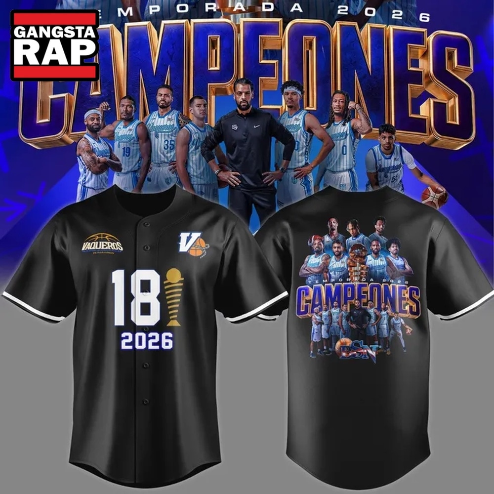 Vaqueros de Bayamon 2026 BSN Champions Team Graphic Design Baseball Jersey, Trending Baseball Jersey Vaqueros de Bayamon 2026 BSN Champions Team Graphic Design Baseball Jersey, Trending Baseball Jersey