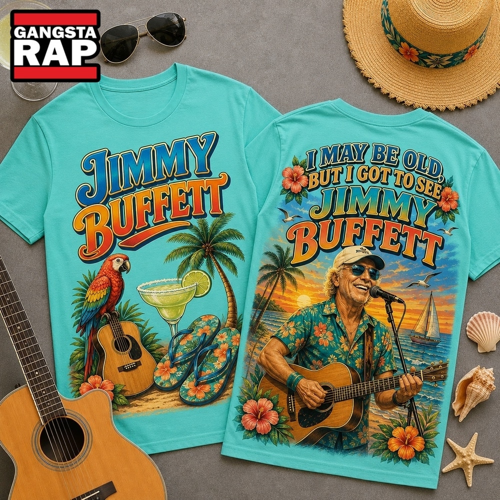 Vintage Jimmy Buffett I May Be Old Graphic 3D Shirt , Music Trend Shirt Vintage Jimmy Buffett I May BE Old Graphic 3D Shirt
