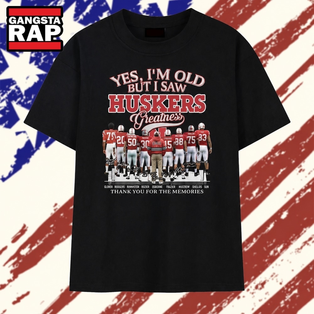 Vintage Nebraska Huskers Greatness Signatures T Shirt , Trending 2D Shirt Vintage Nebraska Huskers Greatness Signatures T Shirt , Trending 2D Shirt