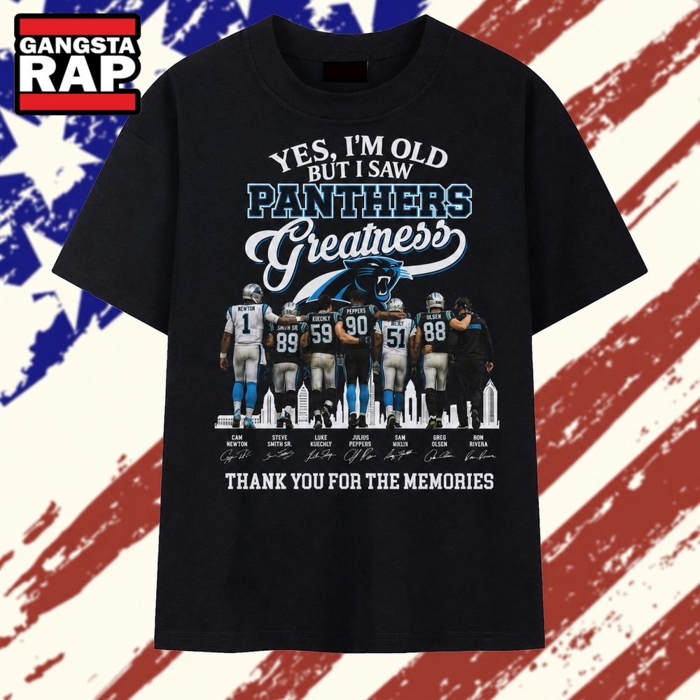 Vintage Yes I'm Old But I Saw Carolina Panthers Greatness Memories 2026 T Shirt, Trending 2D Shirt Vintage Yes I'm Old But I Saw Carolina Panthers Greatness Memories 2026 T Shirt, Trending 2D Shirt