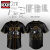 Weezer Merch The Gathering 2026 North America Tour Black Baseball Jersey , Music Fans Jersey Shirt Weezer Merch The Gathering 2026 North America Tour Black Baseball Jersey