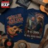 Willie Nelson 911 Memorial 25th Anniversary 3D Shirt , Trending 3D Music Shirt Willie Nelson 911 Memorial 25th Anniversary 3D Shirt