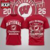 Wisconsin Badgers NCAA Road to Glory 2026 Football Champions 3D Shirt , NCAA 3D Shirt Wisconsin Badgers Ncaa Road TO Glory 2026 Football Champions 3D Shirt