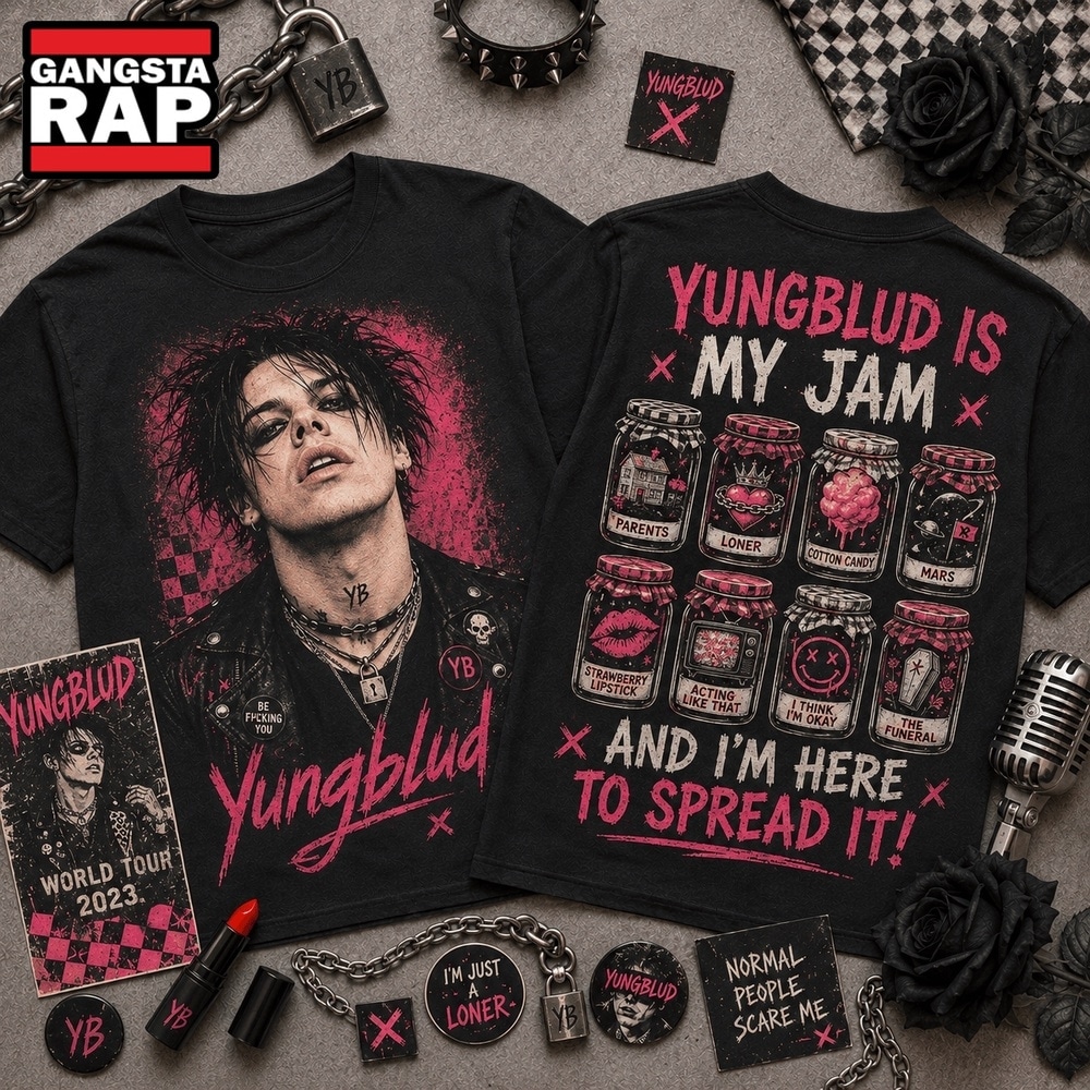 Yungblud Is My Jam Songs in Jars T Shirt, Trending 3D Music Shirt Yungblud Is My Jam Songs in Jars T Shirt, Trending 3D Music Shirt