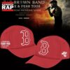 Zac Brown Band x Boston Red Sox Fenway Park Love & Fear Tour 2026 Red Cap , Trendy Music Baseball Cap Zac Brown Band X Boston Red Sox Fenway Park Love Fear Tour 2026 Red Cap