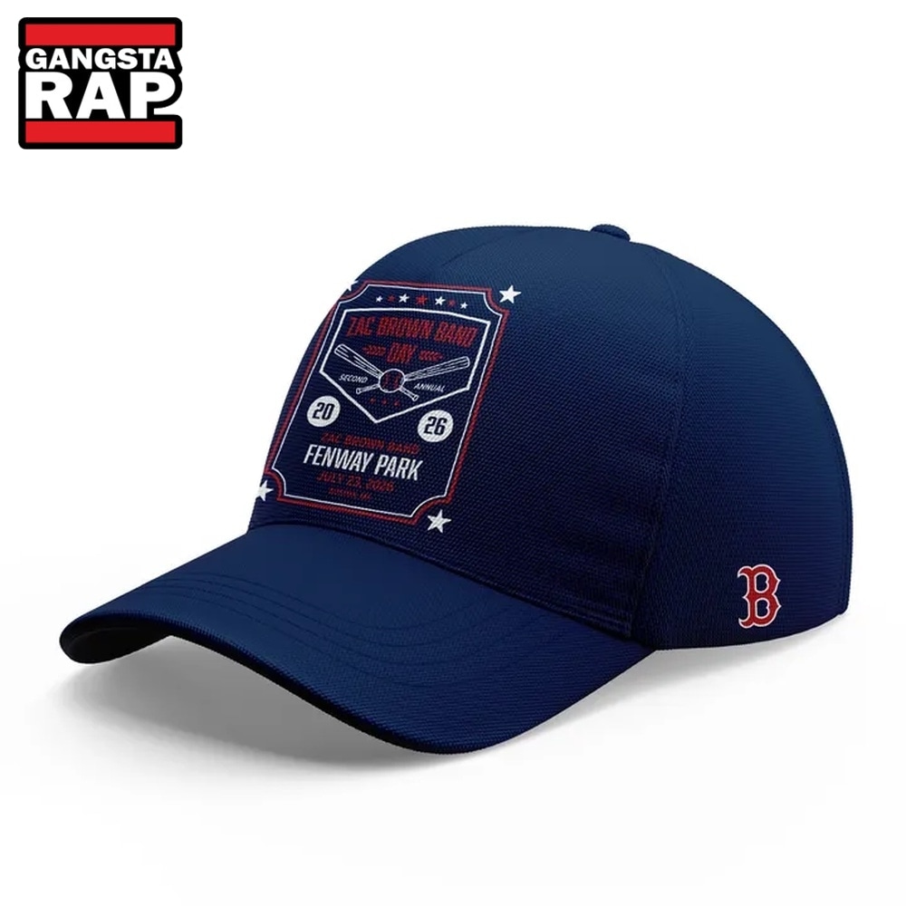 Zac Brown Band X Boston Red Sox Love & Fear Tour 2026 Fenway Park Limited Blue Cap , Trendy Music Baseball Cap Zac Brown Band X Boston Red Sox Love Fear Tour 2026 Fenway Park Limited Blue Cap