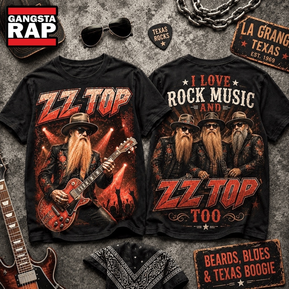 ZZ Top La Grange Classic Rock T Shirt , Music Trending 3D Shirt ZZ Top LA Grange Classic Rock T Shirt