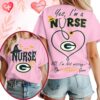 Green Bay Packers NFL Night Shift Never Misses Game Day Halloween Nurse Unisex 3D Shirt, Football New Design Shirt Green Bay Packers Nfl Night Shift Never Misses Game Day Halloween Nurse Unisex 3D Shirt