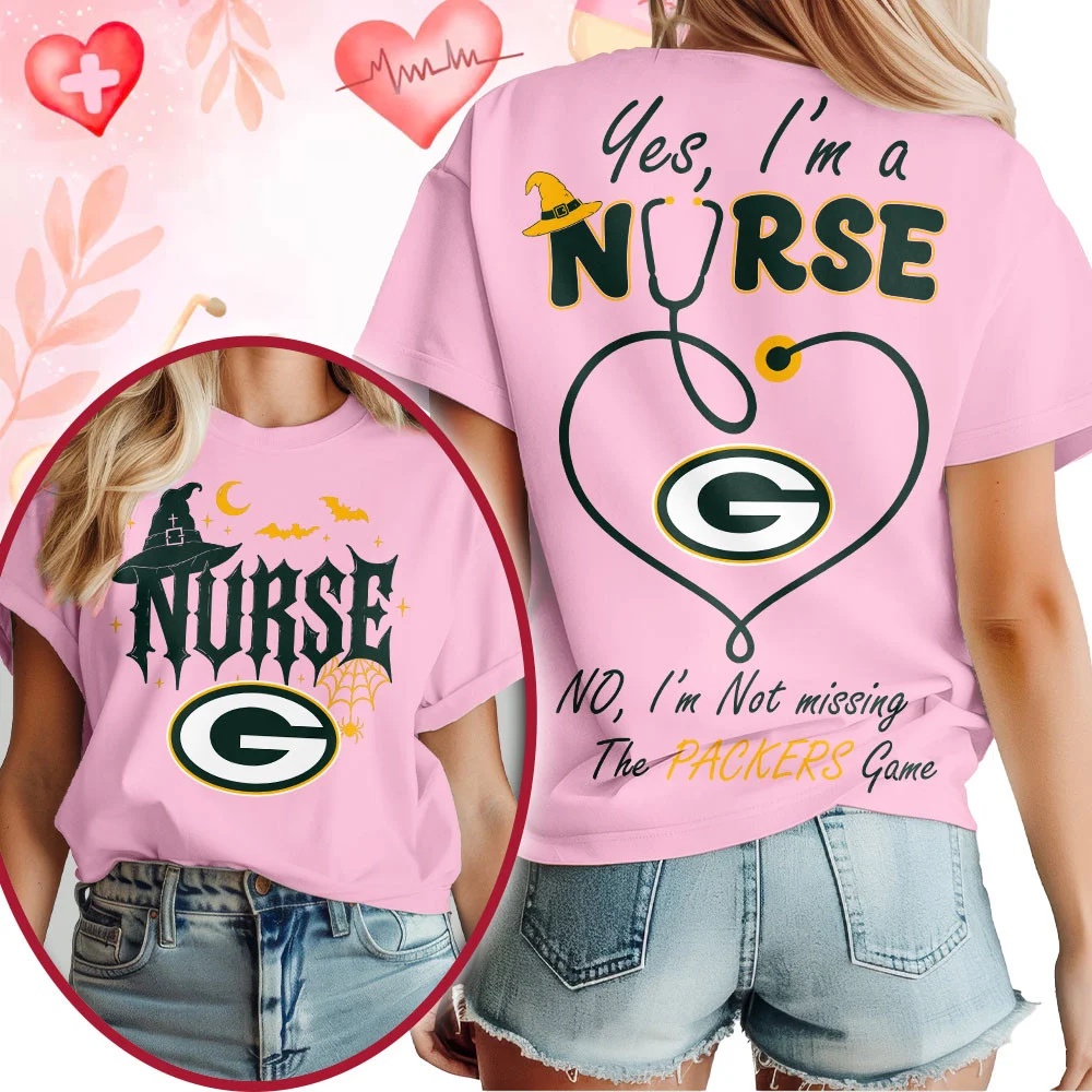 Green Bay Packers NFL Night Shift Never Misses Game Day Halloween Nurse Unisex 3D Shirt, Football New Design Shirt Green Bay Packers NFL Night Shift Never Misses Game Day Halloween Nurse Unisex 3D Shirt, Football New Design Shirt
