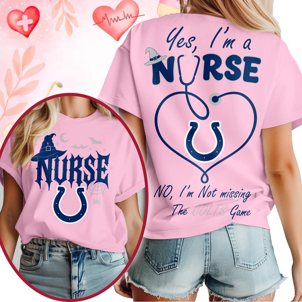 Indianapolis Colts NFL Night Shift Never Misses Game Day Halloween Nurse Unisex 3D Shirt, Football New Design Shirt Indianapolis Colts NFL Night Shift Never Misses Game Day Halloween Nurse Unisex 3D Shirt, Football New Design Shirt