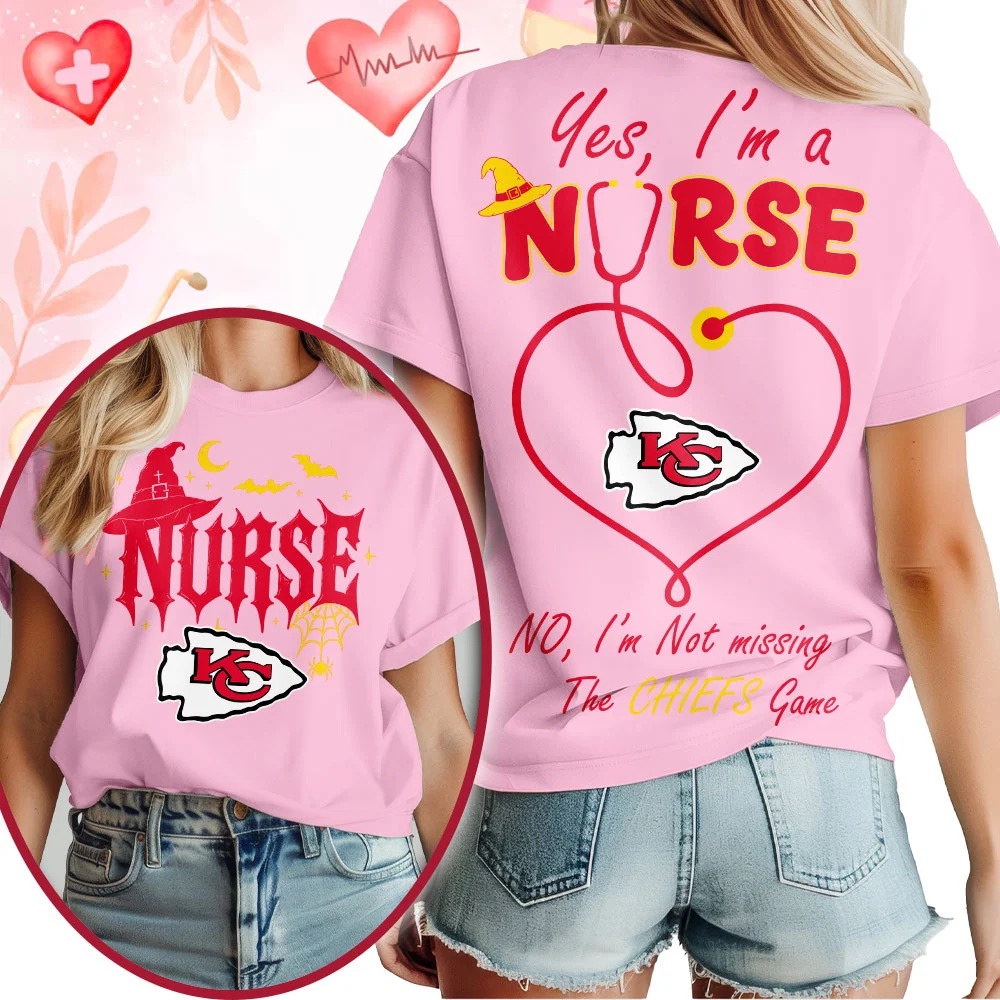 Kansas City Chiefs NFL Night Shift Never Misses Game Day Halloween Nurse Unisex 3D Shirt, Football New Design Shirt Kansas City Chiefs NFL Night Shift Never Misses Game Day Halloween Nurse Unisex 3D Shirt, Football New Design Shirt