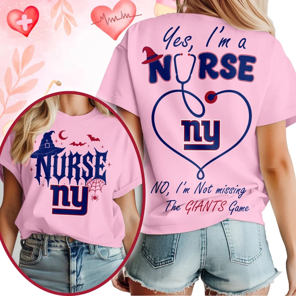 New York Giants NFL Night Shift Never Misses Game Day Halloween Nurse Unisex 3D Shirt, Football New Design Shirt New York Giants NFL Night Shift Never Misses Game Day Halloween Nurse Unisex 3D Shirt, Football New Design Shirt