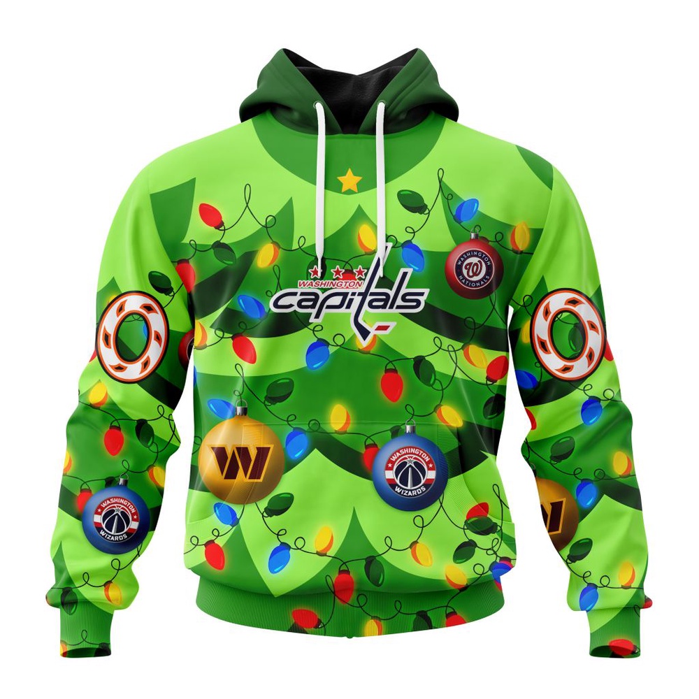 NHL Washington Capitals Specialized Christmass Tree Color And City's Sport Teams Hoodie, T Shirt, NHL 3D Shirt Nhl Washington Capitals Specialized Christmass Tree Color And City S Sport Teams Hoodie T Shirt 1