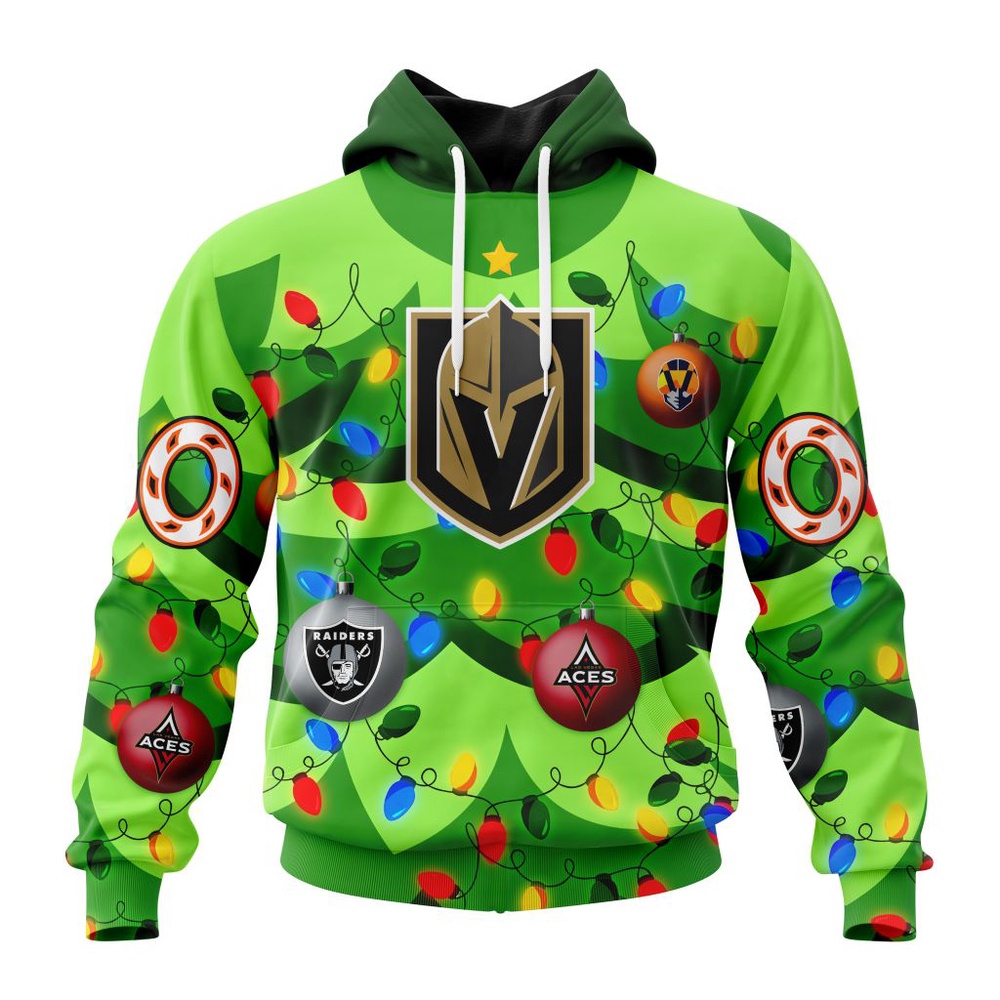 NHL Vegas Golden Knights Specialized Christmass Tree Color And City's Sport Teams Hoodie, T Shirt, NHL 3D Shirt Nhl Vegas Golden Knights Specialized Christmass Tree Color And City S Sport Teams Hoodie T Shirt 1