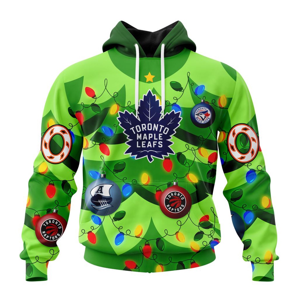 NHL Toronto Maple Leafs Specialized Christmass Tree Color And City's Sport Teams Hoodie, T Shirt, NHL 3D Shirt Nhl Toronto Maple Leafs Specialized Christmass Tree Color And City S Sport Teams Hoodie T Shirt 1