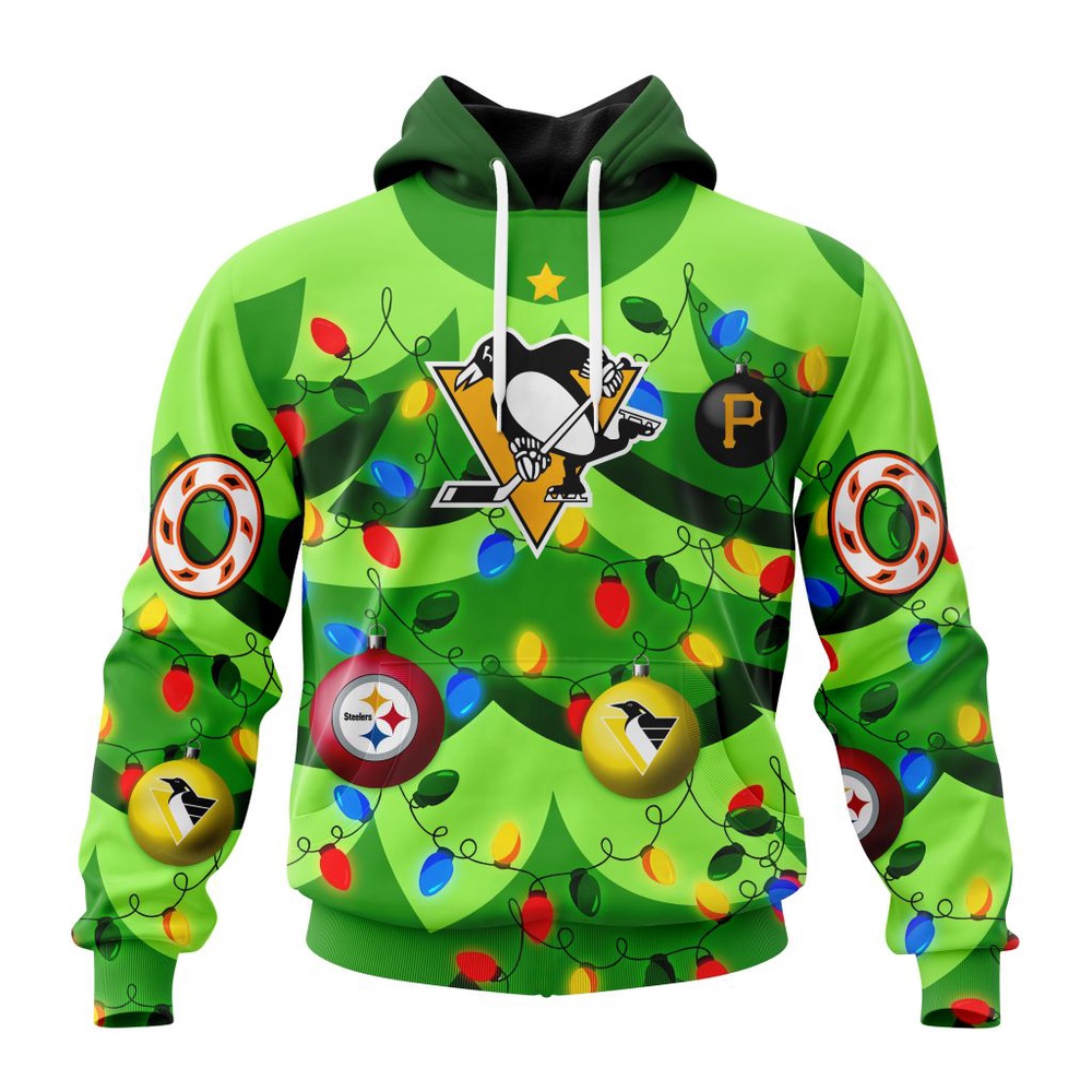 NHL Pittsburgh Penguins Specialized Christmass Tree Color And City's Sport Teams Hoodie, T Shirt, NHL 3D Shirt Nhl Pittsburgh Penguins Specialized Christmass Tree Color And City S Sport Teams Hoodie T Shirt 1