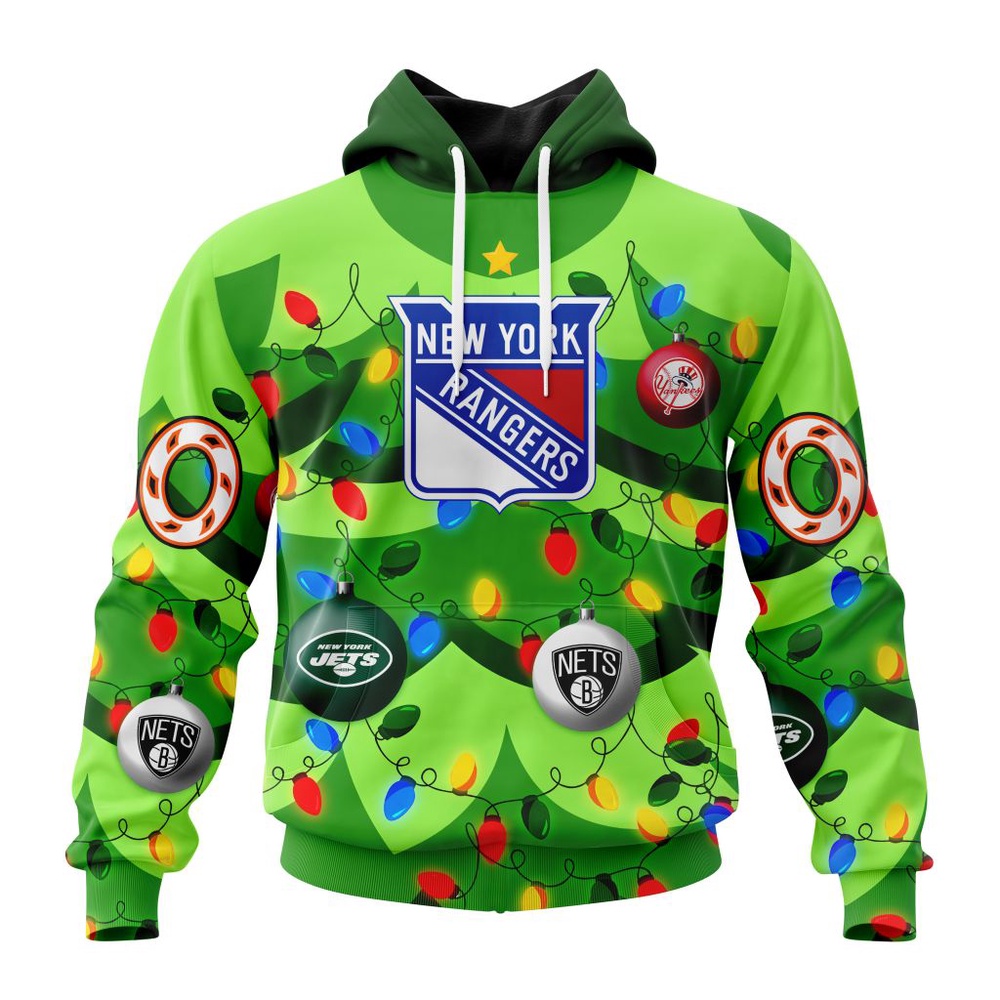 NHL New York Rangers Specialized Christmass Tree Color And City's Sport Teams Hoodie, T Shirt, NHL 3D Shirt Nhl New York Rangers Specialized Christmass Tree Color And City S Sport Teams Hoodie T Shirt 1
