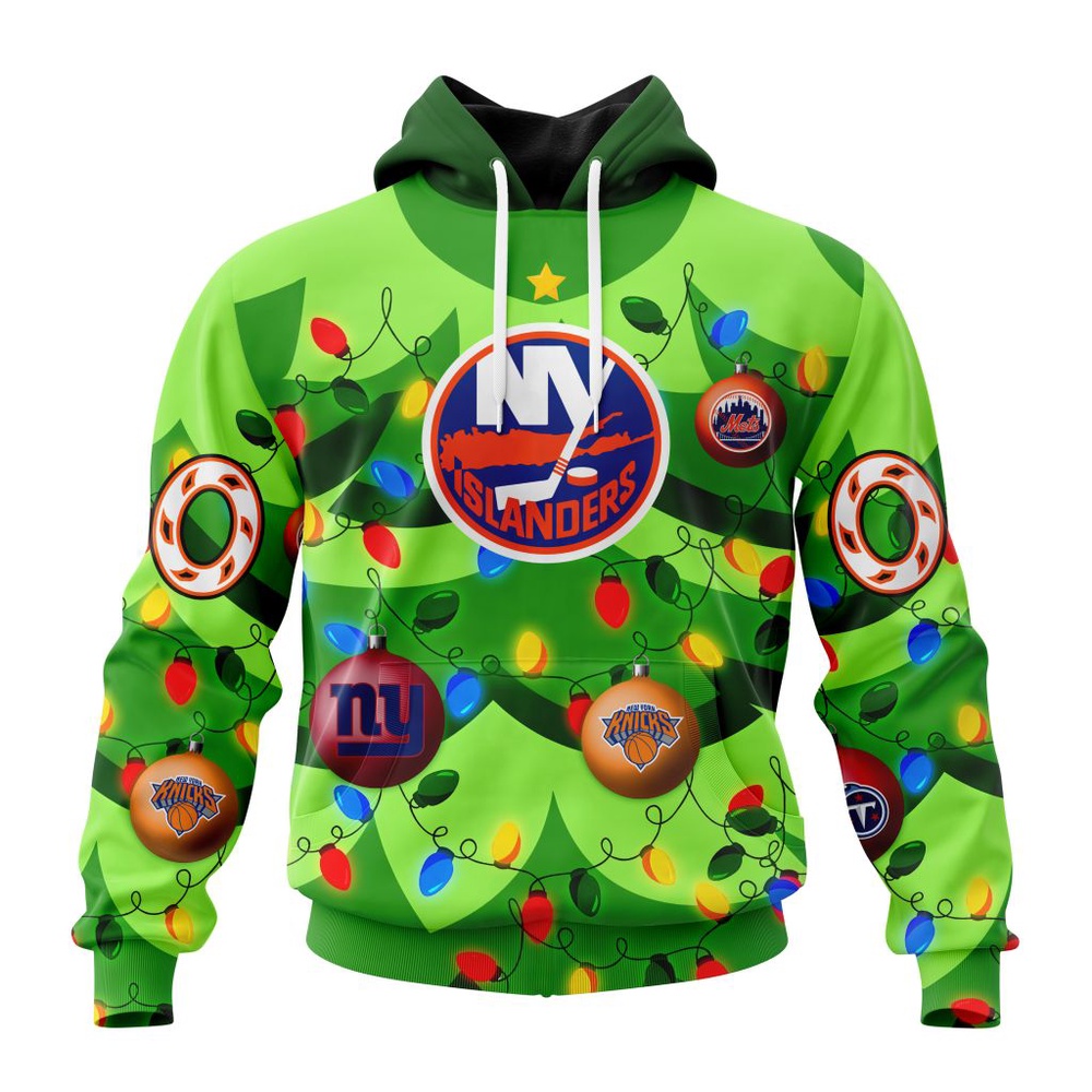 NHL New York Islanders Specialized Christmass Tree Color And City's Sport Teams Hoodie, T Shirt, NHL 3D Shirt Nhl New York Islanders Specialized Christmass Tree Color And City S Sport Teams Hoodie T Shirt 1