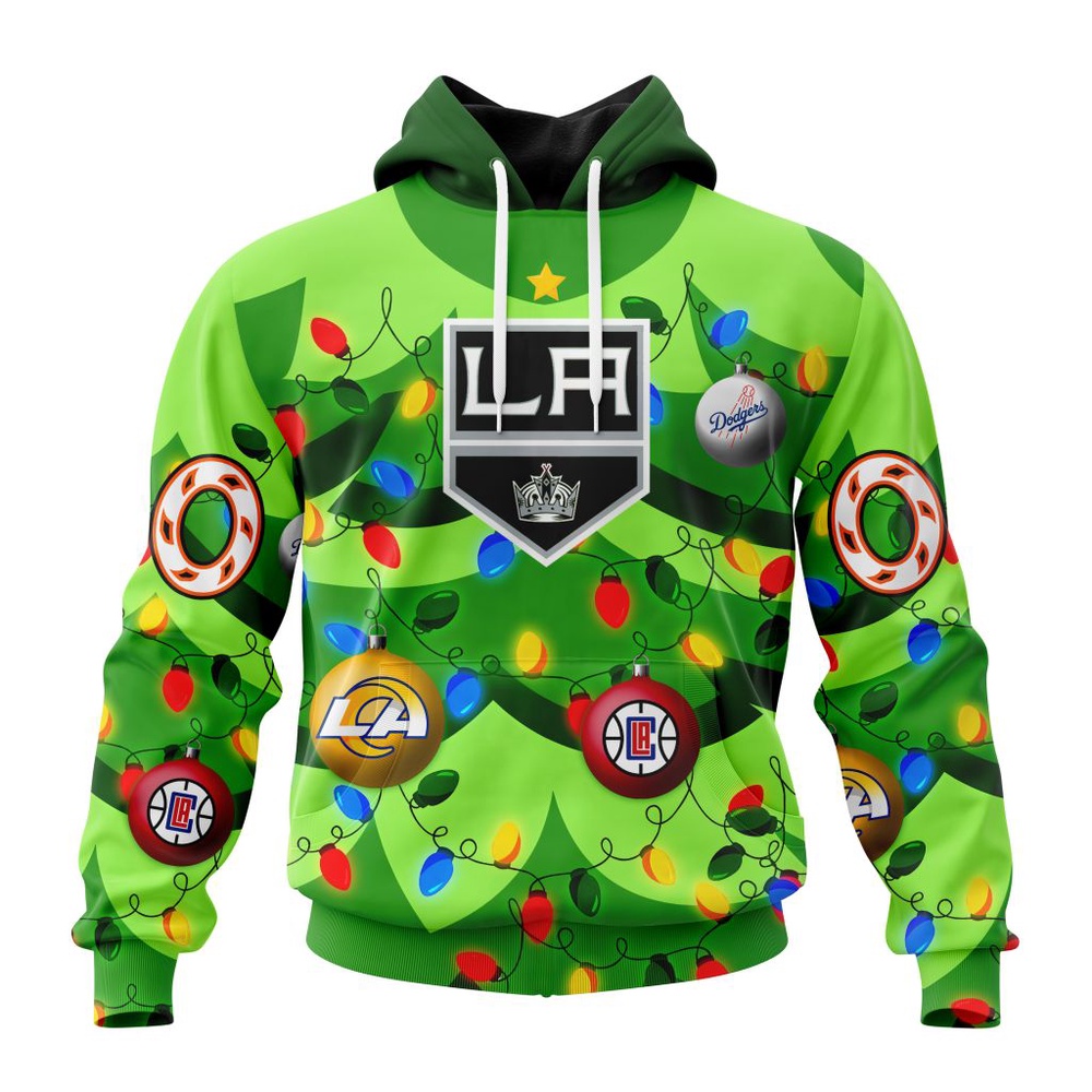 NHL Los Angeles Kings Specialized Christmass Tree Color And City's Sport Teams Hoodie, T Shirt, NHL 3D Shirt Nhl Los Angeles Kings Specialized Christmass Tree Color And City S Sport Teams Hoodie T Shirt 1