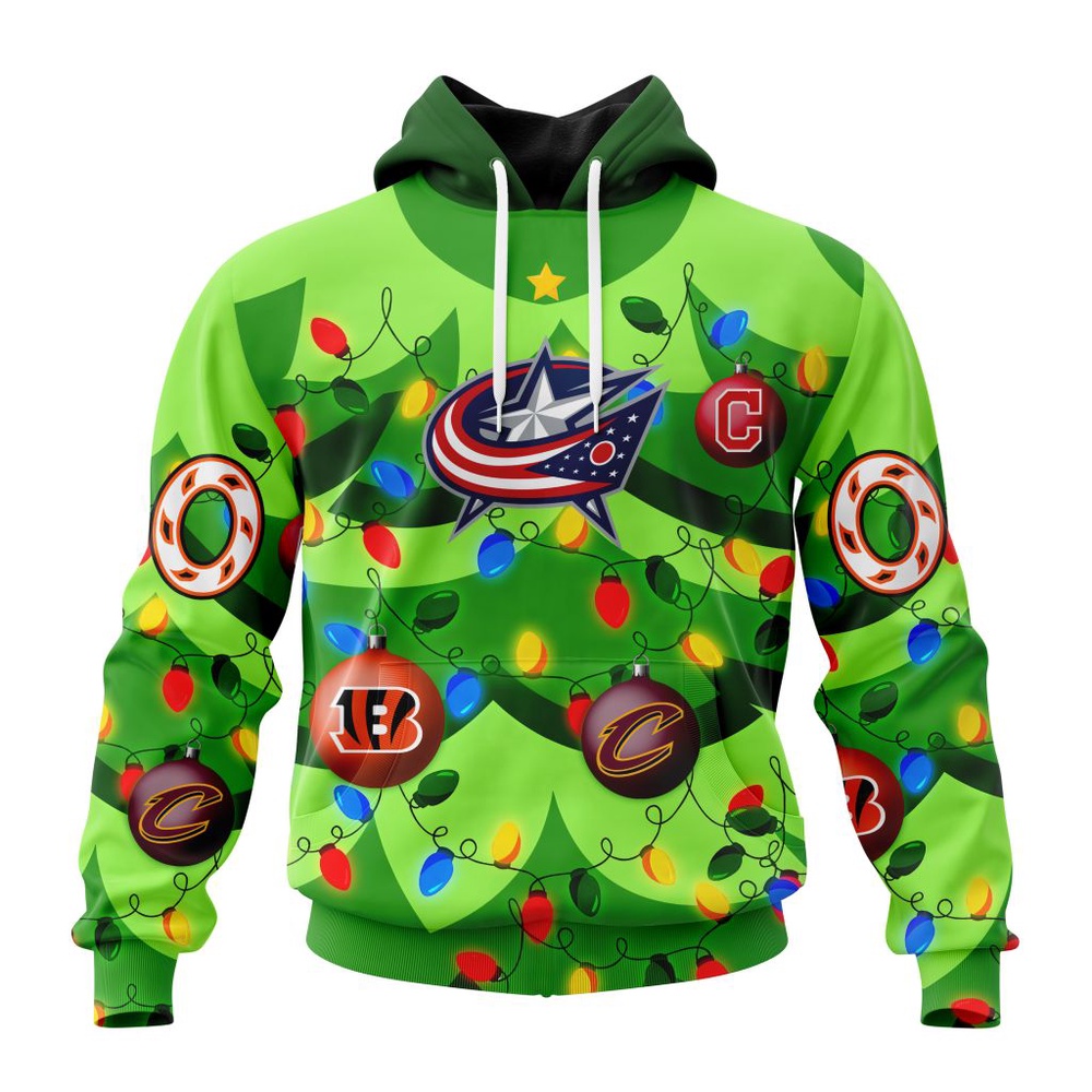 NHL Columbus Blue Jackets Specialized Christmass Tree Color And City's Sport Teams Hoodie, T Shirt, NHL 3D Shirt Nhl Columbus Blue Jackets Specialized Christmass Tree Color And City S Sport Teams Hoodie T Shirt 1