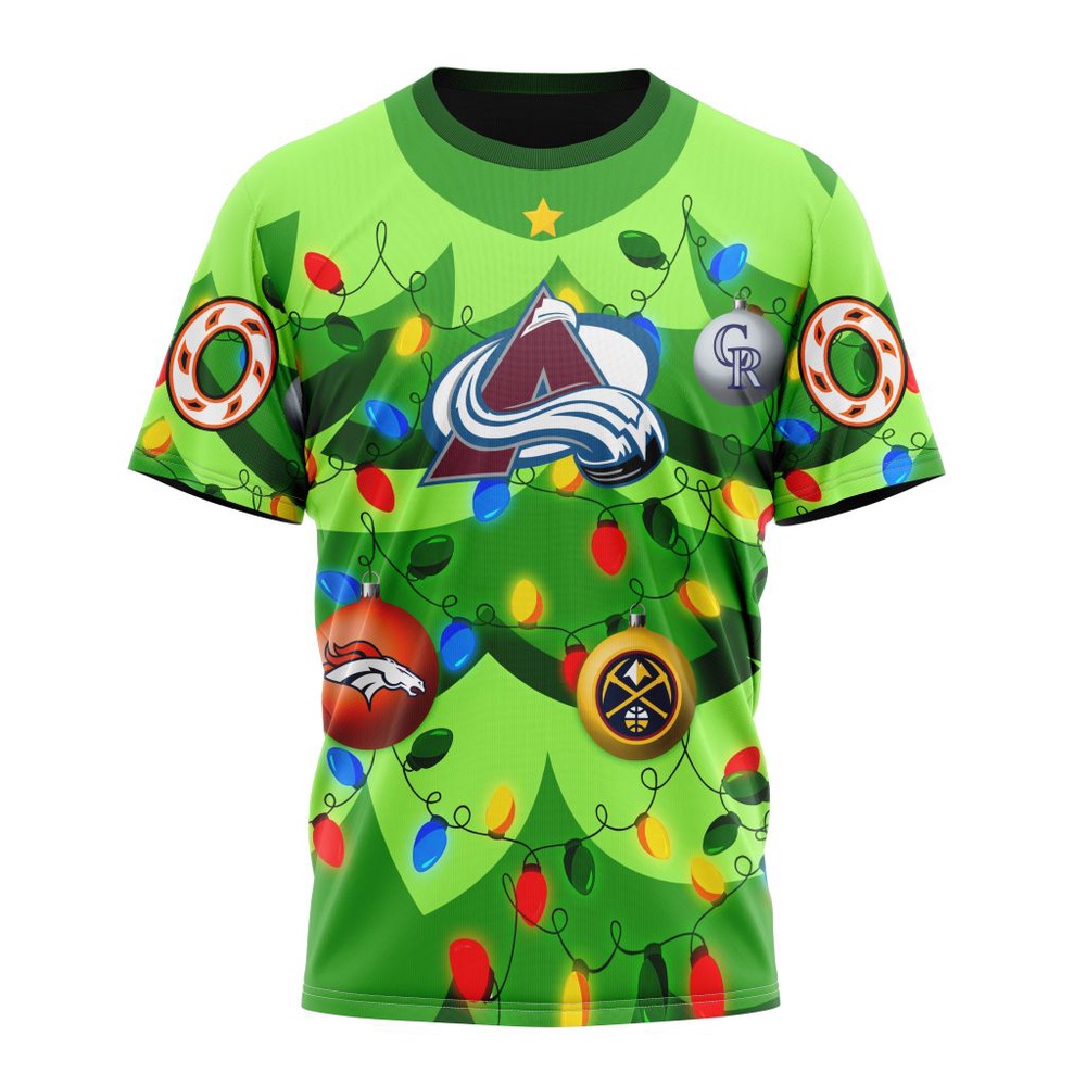 NHL Colorado Avalanche Specialized Christmass Tree Color And City's Sport Teams Hoodie, T Shirt, NHL 3D Shirt NHL Colorado Avalanche Specialized Christmass Tree Color And City's Sport Teams Hoodie, T Shirt, NHL 3D Shirt