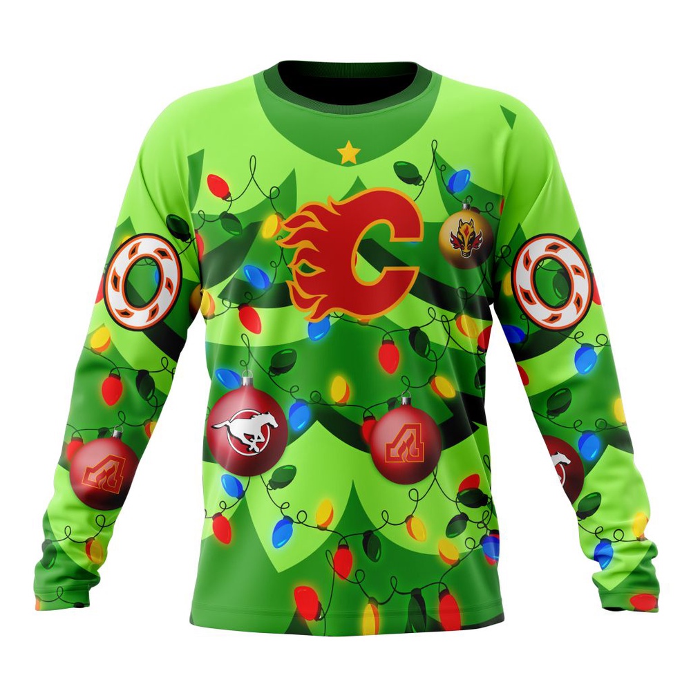 NHL Calgary Flames Specialized Christmass Tree Color And City's Sport Teams Hoodie, T Shirt, NHL 3D Shirt NHL Calgary Flames Specialized Christmass Tree Color And City's Sport Teams Hoodie, T Shirt, NHL 3D Shirt
