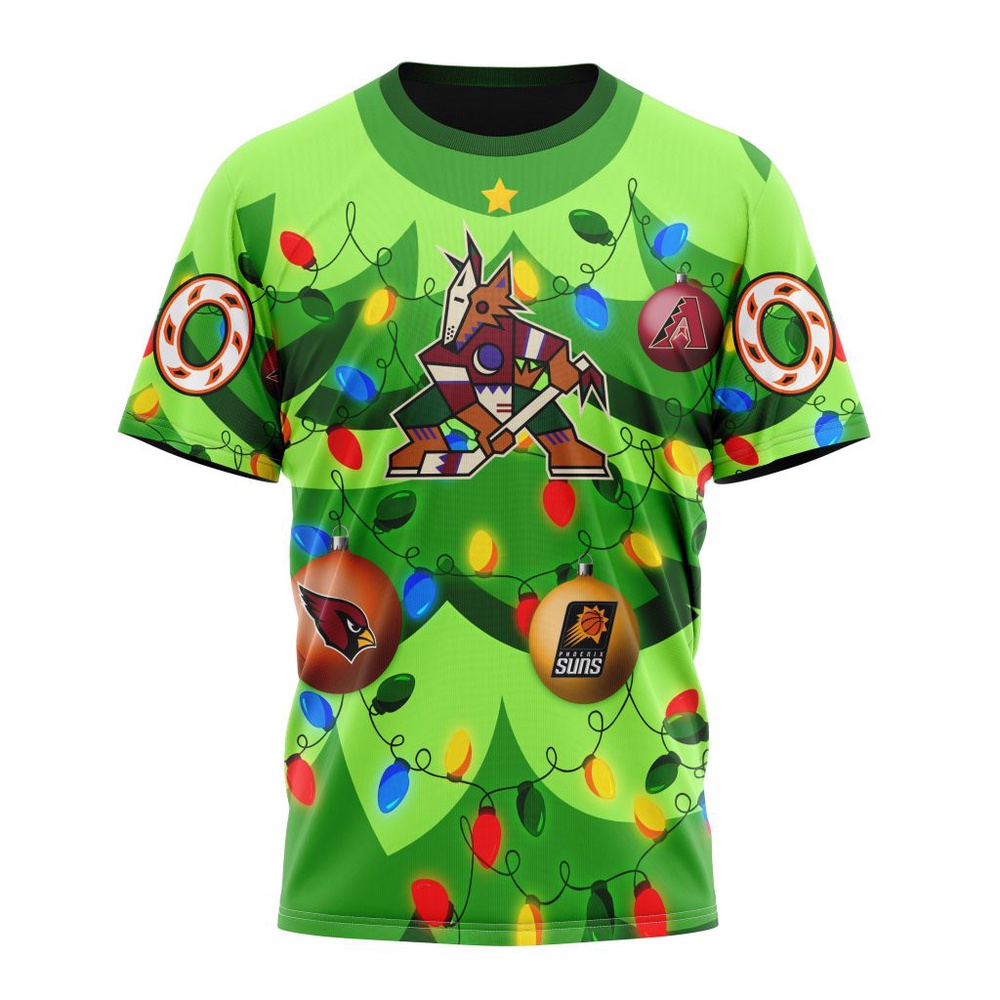NHL Arizona Coyotes Specialized Christmass Tree Color And City's Sport Teams Hoodie, T Shirt, NHL 3D Shirt NHL Arizona Coyotes Specialized Christmass Tree Color And City's Sport Teams Hoodie, T Shirt, NHL 3D Shirt