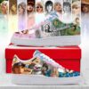 Taylor Swift Eras Tour Custom Air Force 1 Shoes, Life Of A Showgirl Album Graphic Sneakers, Music Air Force 1 Shoes Taylor Swift Eras Tour Custom Air Force 1 Shoes Life OF A Showgirl Album Graphic Sneakers