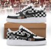Cheap Trick All Washed Up Tour Black & White Checkerboard Rock Graphic Custom Air Force 1 Shoes, Music Air Force 1 Shoes Cheap Trick All Washed UP Tour Black White Checkerboard Rock Graphic Custom Air Force 1 Shoes