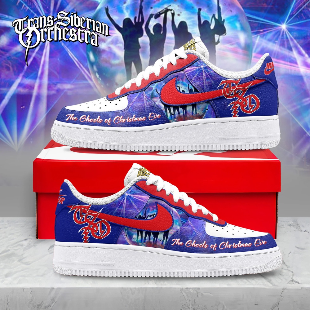 Trans Siberian Orchestra The Ghosts Of Christmas Eve Festive Rock Band Graphic Air Force 1 Shoes, Music Air Force 1 Shoes Trans Siberian Orchestra The Ghosts Of Christmas Eve Festive Rock Band Graphic Air Force 1 Shoes, Music Air Force 1 Shoes