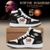Stevie Wonder Songs in the Key of Life Performances 50th Anniversary Signed Black Air Jordan 1 Shoes, Music Air Jordan 1 Shoes Stevie Wonder Songs IN The Key OF Life Performances 50th Anniversary Signed Black Air Jordan 1 Shoes