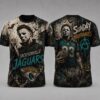 Jacksonville Jaguars NFL Michael Myers Sunday Nightmares Horror Halloween 3D T Shirt, Football New Design Shirt 3 Jacksonville Jaguars NFL Michael Myers Sunday Nightmares Horror Halloween 3D T Shirt, Football New Design Shirt Jacksonville Jaguars Nfl Michael Myers Sunday Nightmares Horror Halloween 3D T Shirt
